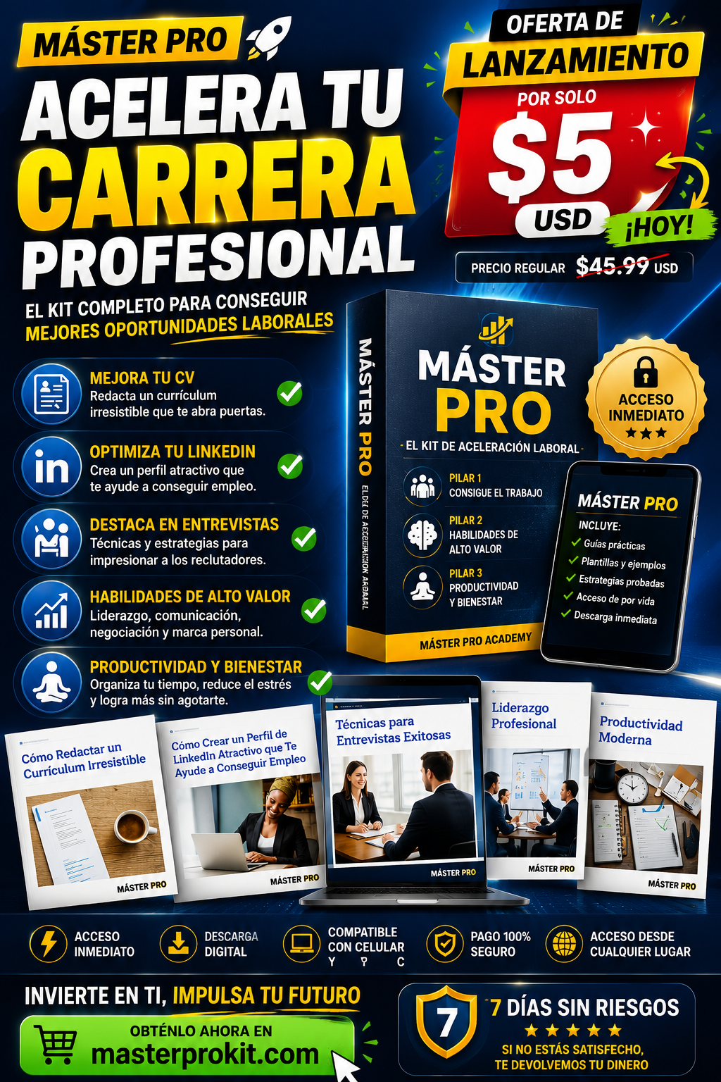 Máster Pro: El Kit de Aceleración Laboral